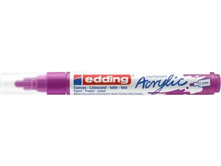 Acrylmarker edding e-5100 medium bessen rood - 2