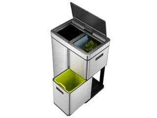 Afvalbak EKO Mirage Plus sensor 30 liter en 2x15 liter RVS - 3
