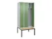 locker voor scheiding van kleding,HxBxD 2120x900x815mm,3vak