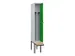 locker met bank,voor scheiding van kleding,HxBxD 2120x300x815mm,1vak