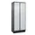 locker voor scheiding van kleding,HxBxD 1950x800x500mm,2vak