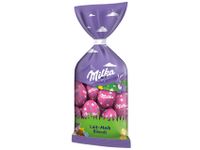 Chocolade Milka paaseitjes melk biscuits zak à 12/13 stuks