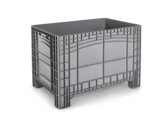 container met grote capaciteit,HxLxB 800x1200x800mm,535l,PE,grijs - 1