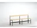 banc-patère,HxLxP 770x2000x375mm,barrettes en bois