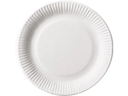 Papstar Pure Bord rond 23cm FSC karton Wit 100 stuks