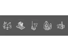 Pictogramset,5Xpictogram,Recyclebaar Afval,Papier,Restafval,Glas