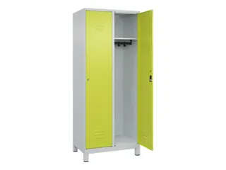 locker,HxBxD 1950x800x500mm,2vak,vak B 400mm,cil.-slot,voeten - 2