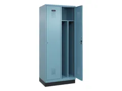 locker voor scheiding van kleding,HxBxD 1950x800x500mm,2vak