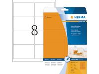 Etiket Herma 5145 99.1x67.7mm A4 Lc 160st Fluor Oranje