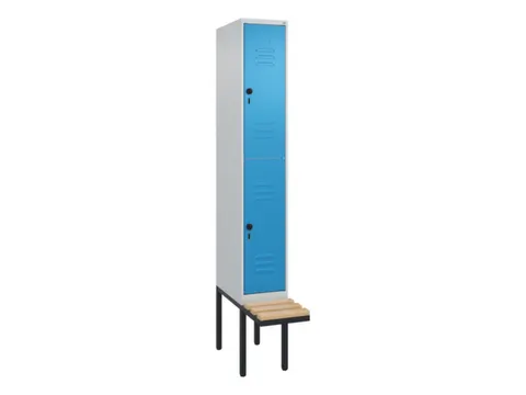 Dubbeldekse dekenkist,HxBxD 2120x300x815mm,1x2vak.,vak B 300mm