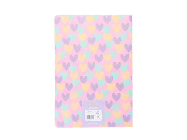 Cahier d'exercices B'LOG HEARTS A4 line 48v 90gr shrink 2pcs 2 motifs