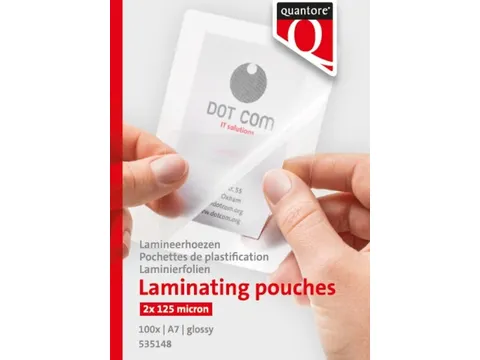 Lamineerhoes Quantore A7 2x125micron 100stuks
