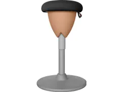 Ergonomische Zit-Sta Kruk Zwart