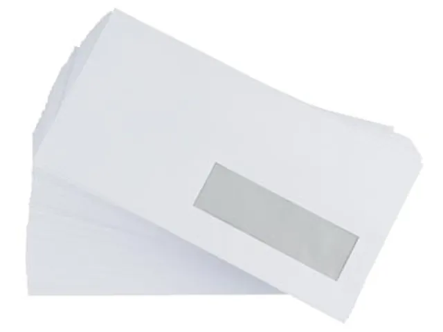 Enveloppen Gallery 110x220mm Venster Rechts 30x100mm Zelfklevend