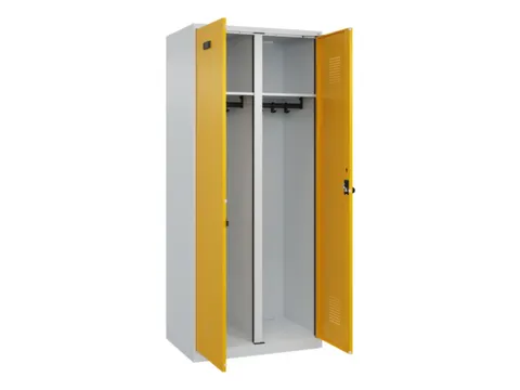 locker voor scheiding van kleding,HxBxD 1850x800x500mm,2vak