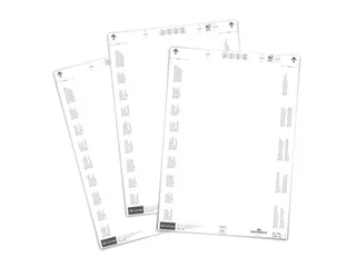 Papieren inserts voor documenthouders 150x67mm (80 kaartjes) - 1