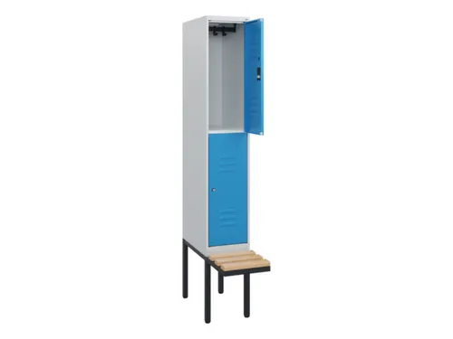 Dubbeldekse dekenkist,HxBxD 1950x300x815mm,1x2vak.,vak B 300mm