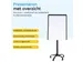 BRASQ Flipover Mobiel 70x100cm Magnetisch Zwart inclusief accessoires