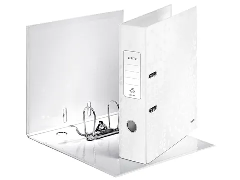 Ordner Leitz 1005 WOW 180° A4 karton wit 80mm