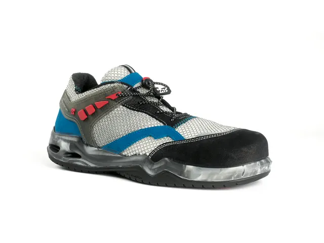 My Energy Wave Flex S1P werkschoenen, laag, grijs/blauw, maat
