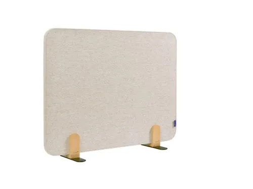 Elements Bureauscherm akoestisch 60x80cm Beige Houders