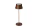 Lampe de table MAULnina LED batterie rechargeable dimmable marron