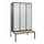 locker met bank,HxBxD 2120x1200x815mm,3vak,vak B 400mm,cil.-slot