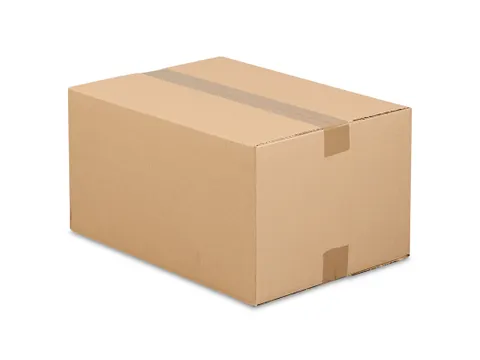 Amerikaanse Vouwdoos 230x190x120mm Enkele Golf FEFCO 0201 bruin