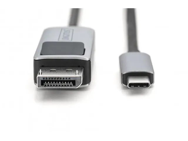 8K@30Hz. USB Type C naar DP adapterkabel HBR3 zwart 1m