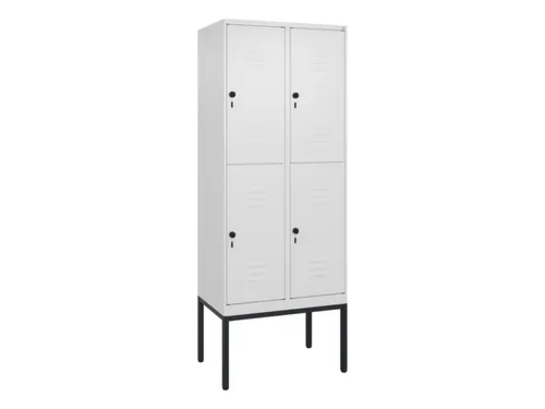 dubbeldekse locker,HxBxD 2120x800x500mm,2x2vak.,vak B 400mm