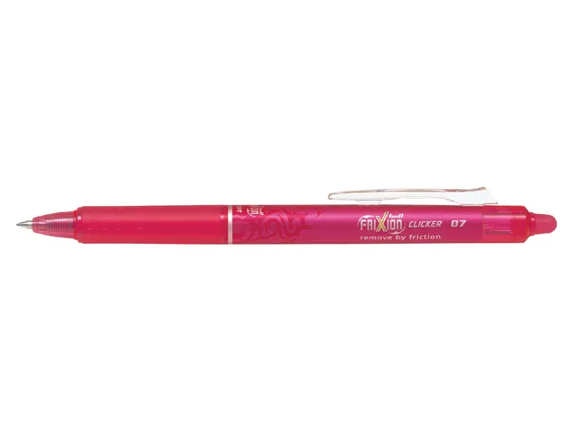 Rollerpen Pilot Frixion Ball Clicker 0.7mm Medium punt Roze