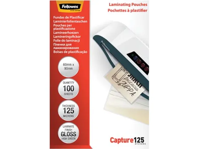 Lamineerhoes Fellowes Capture 125 Micron 60x90 Mm