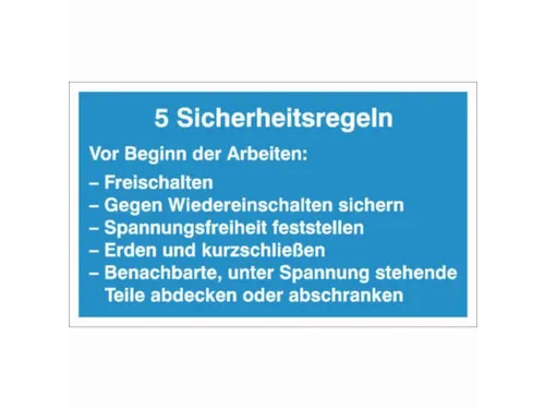Aanwijzingsbord,5Veiligheidsmaatregelen,Folie,Zelfklevend