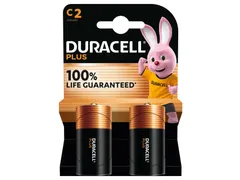 Batterij Duracell Plus 2x C