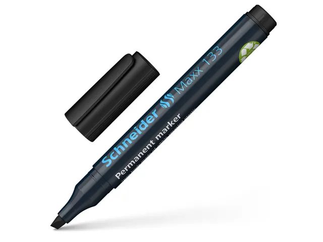 Marqueur permanent Schneider Maxx 133 biseauté 1-4mm noir