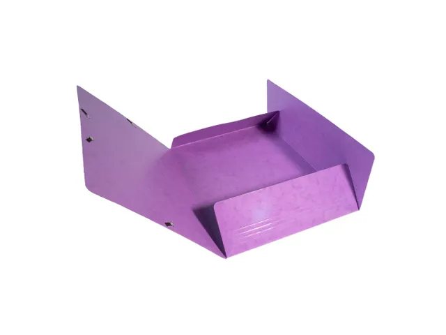 Exacompta Iderama Elastomap A4 3 Kleppen Rugetiket Paars karton