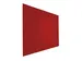 Prikbord Paneel Float Bulletin 120x180cm Rood frameloos