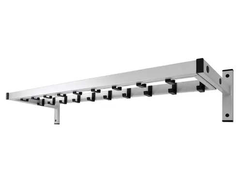 Wand Kapstok Vepa Bins Safe met 19 haken grijs