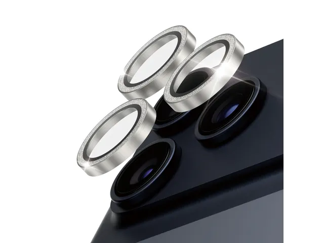PanzerGlass Hoops Camera Lens Protector Glitter Silver iPhone 17