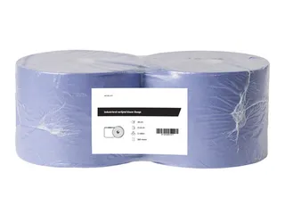 Poetspapier Rol Verlijmd Blauw 3-laags 2 Rol - 1