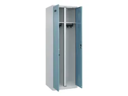 locker voor scheiding van kleding,HxBxD 1850x600x500mm,2vak