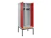 locker voor scheiding van kleding,HxBxD 2120x800x815mm,2vak