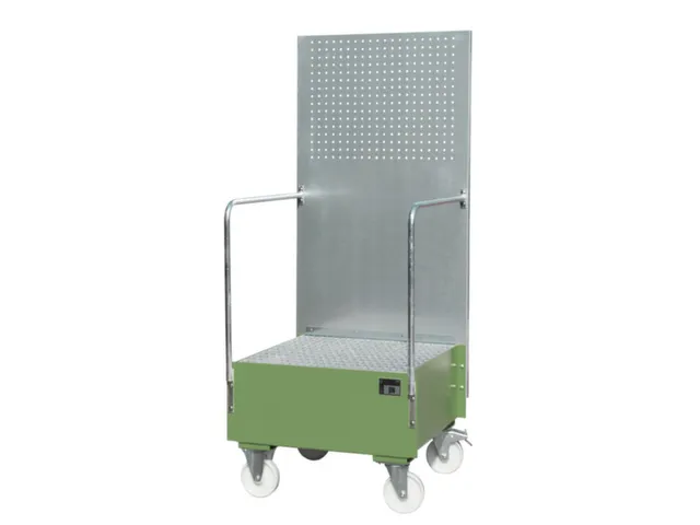 Verrijdbare Opvangbak,V. 1X200L Vat,Opvangvol. 203L