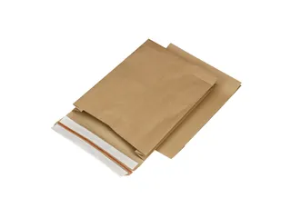 Verzendzak Papier DO Good Bag Onbedrukt 250x350mm Bruin 100 Stuks - 1