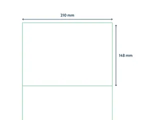 Etiket Qbasic A4 1.000 vel 210x148mm 2000 labels - 3