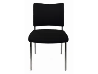 Bezoekersstoel Stof Zwart Zitting 430x480x450mm - 1