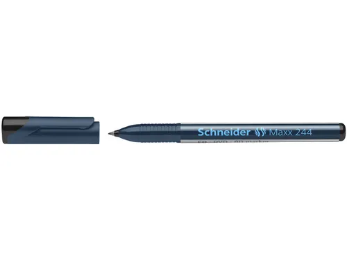 CD/DVD marker Schneider Maxx 244 0.7mm zwart