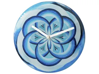 Tafelklok Nextime dia 20cm blauw glas Cosmo Blue Tafel - 2