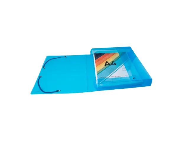 Exabox Archiefdoos A4 40mm Assorti Polypropyleen Crystal Colours
