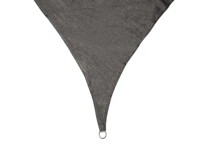 Voile solaire perméable triangulaire 5x5x5m Anthracite